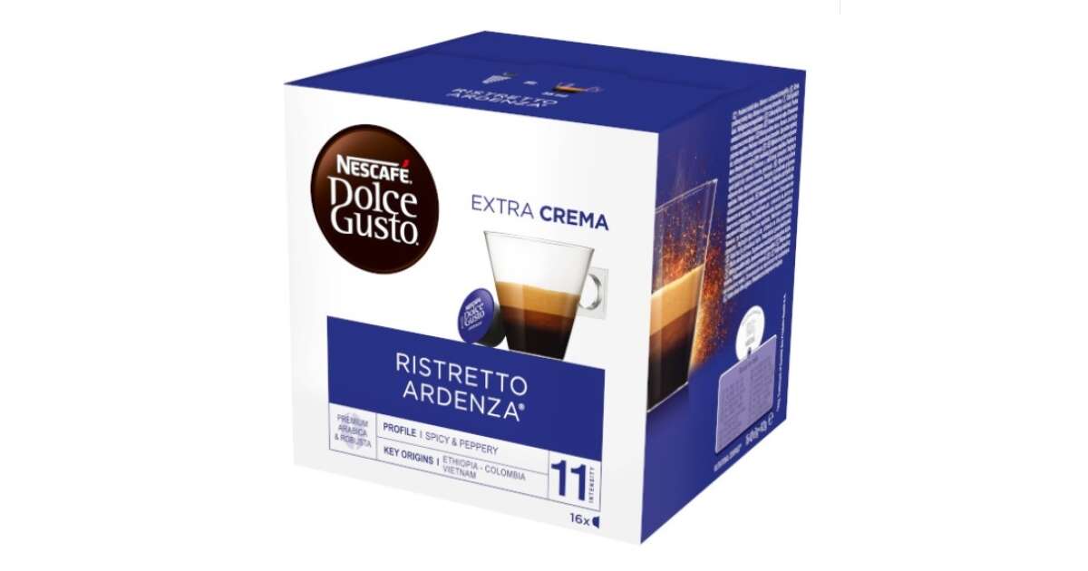 Nescafe Dolce Gusto Coffee Capsules 16pcs Ristretto Ardenza Pepita