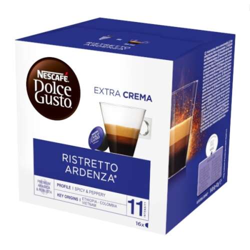 Nescafe Dolce Gusto Ristretto Ardenza kapsule za kavu, 16 kapsula, extra crema, začinjeno i papreno, intenzitet 11
