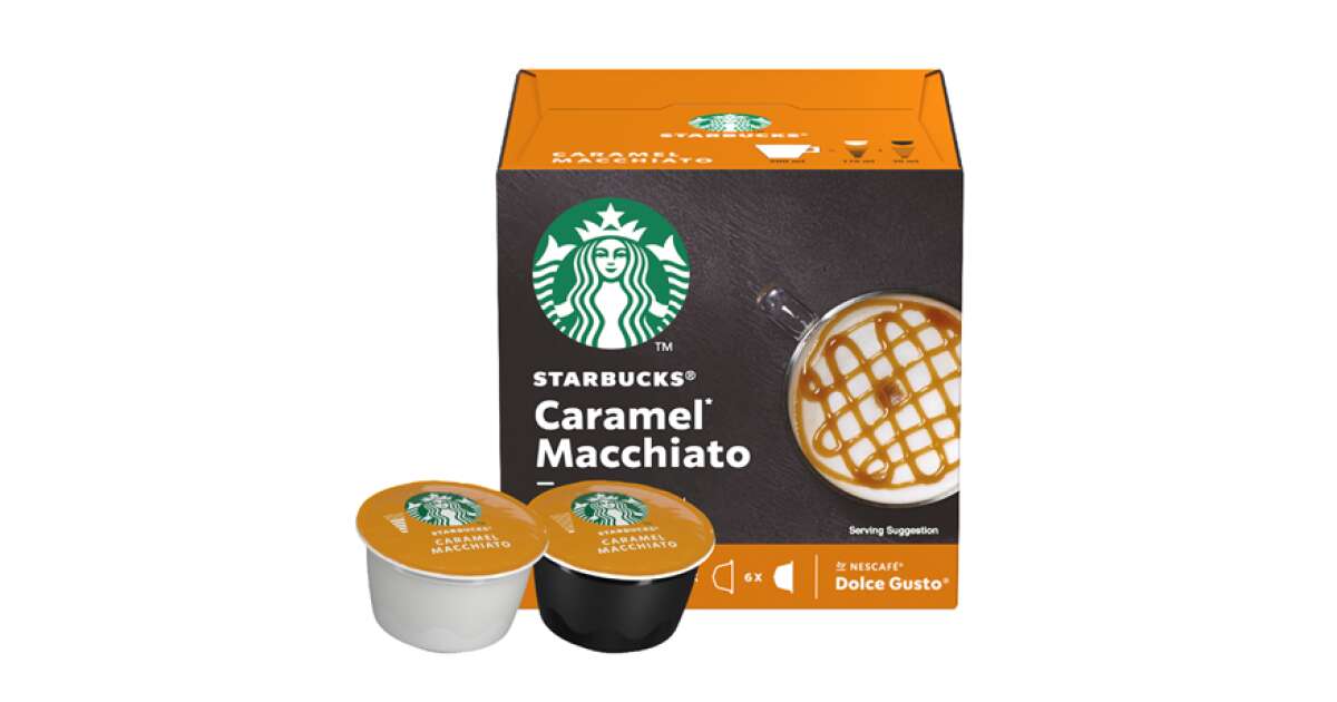 Nescafe Dolce Gusto Coffee Capsules 12pcs - Starbucks Caramel