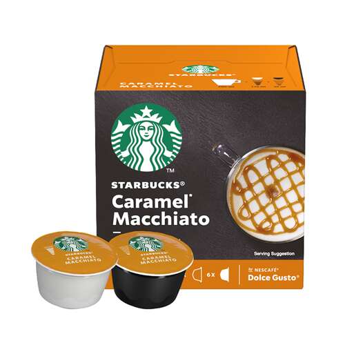 Nescafe Dolce Gusto Kaffeekapseln 12 Stück - Starbucks Caramel Macchiato