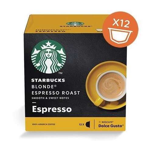 Capsule de cafea Nescafe Dolce Gusto 12 bucăți - Starbucks Espresso Blonde Roast