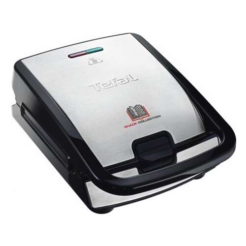 Tefal SW854D16 4u1 Sendvič aparat, nehrđajući čelik i crna
