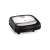 Tefal Croc Time sandwich maker, black and silver, front view