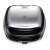 Tefal Snack Time sandwich maker, top view, black and stainless steel
