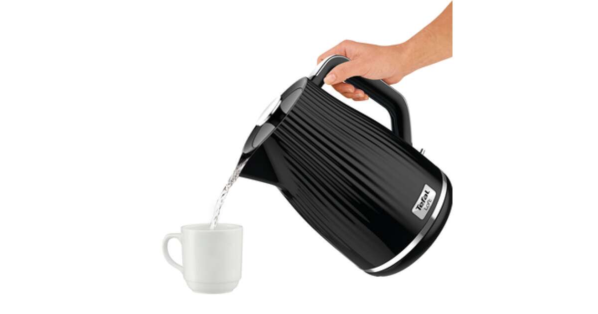 Tefal Loft KO2508 elektromos vízforraló 1,7 L 2400 W Fekete | Pepita.hu
