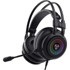 Yenkee Shadow Surround 7.1 Gaming Headset, Black, with RGB lighting and microphone - Gaming