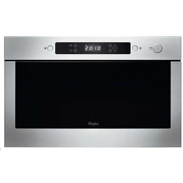 Whirlpool AMW 423/IX Beépíthető mikrohullámú sütő, 22L, 750W, JetDefrost