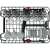 Whirlpool WSIC 3M27 C beépíthető mosogatógép, felső kosár, belső nézet