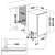 Whirlpool WSIC 3M27 C Mașină de spălat vase Dimensiuni de instalare