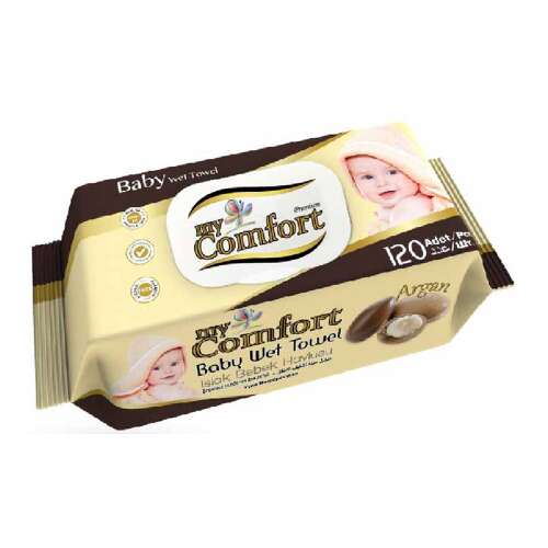 My Comfort Baba Nedves Törlőkendő Argán Olajjal - 120 db