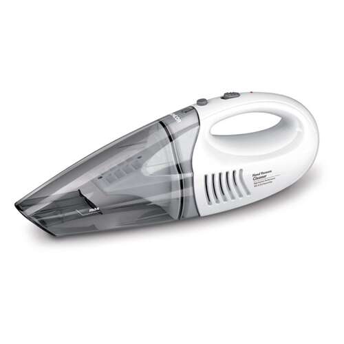 Ръчен прахосмукачка Sencor SVC190W, бял и сив, безжичен, за почистване на кола и дом