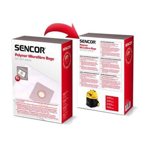Sencor Porzsák SVC3001 PAPÍRZSÁK