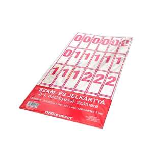 Office Depot Carduri cu numere și simboluri pentru clasele 2-4 - Discuri și tije de numărare