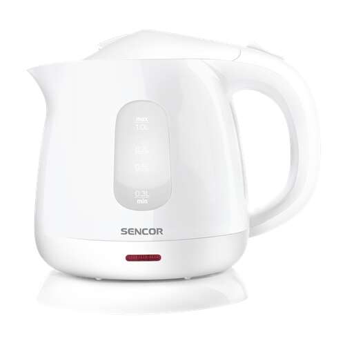 Sencor SWK 1010WH Wasserkocher, weiß, 1 Liter Fassungsvermögen