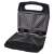 Sencor SSM9410SS 3-in-1 sandwich maker, open, triangle plates, black