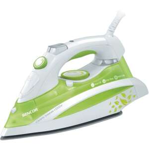 Sencor SSI 8440GR steam iron, white and green, ceramic soleplate, 2200W - Steam Cleaner, Sewing Machine, Steam Station, Steam iron, Iron and Cleaning Machine