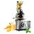 Sencor SSJ4070SL slow juicer extracting juice from fruits and vegetables