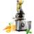 Sencor SSJ4070SL slow juicer extracting juice from fruits and vegetables