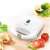 Sencor SSM 3120WH white sandwich maker with ingredients and a sandwich