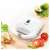 Sencor SSM3120WH White Sandwich Maker closed, with tomato and avocado