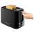 Sencor STS2606BK black toaster in use with toast