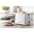 Sencor STS2606WH white 2-slice toaster in use