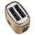 Sencor STS6057CH gold toaster top view