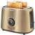 Sencor STS6057CH gold toaster with two slices of bread