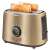 Sencor STS6057CH gold toaster with two slices of bread