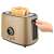 Sencor STS6057CH gold toaster with hand lowering the bread