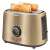 Sencor STS6057CH gold toaster with two slices of bread