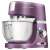 Sencor STM7873VT lila konyhai robotgép rozsdamentes acél tálal és fröccsenésgátlóval