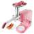 Pink Sencor STM6350WH Kitchen Machine Making Sausage
