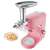 Pink Sencor STM6350WH Kitchen Machine with Cookie Attachment
