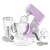 Purple Sencor STM6350WH Kitchen Machine with Attachments