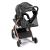 CAM Compass 2.0 Stroller with extended sunshade, black camouflage pattern