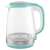 Sencor SWK 2191GR 2L glass kettle, green and silver