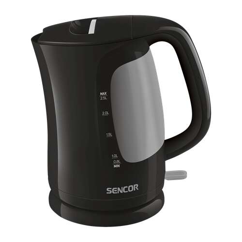 Sencor SWK 2511BK elektromos vízforraló, fekete, 2,5 literes kapacitás