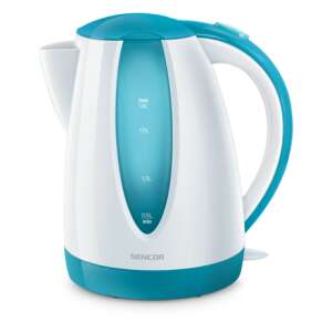 Sencor SWK1817TQ electric kettle, white and turquoise, 1.8L capacity - Kettle