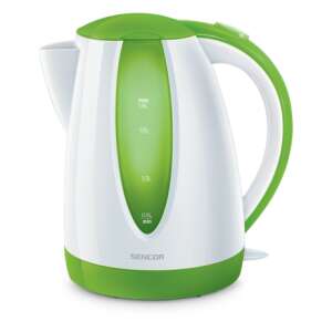 Ceainic electric Sencor SWK 1811GR, 1,8 l, 2000 W, alb-verde - Fierbătoare, Sandwich-maker, Blendere, Prajitoare de paine și Storcatoare de fructe și legume