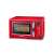 Severin MW7893 red retro microwave oven