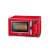 Severin MW7893 roter Retro-Mikrowellenherd