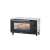 Mini piekarnik Severin TO2052 z pizzą w środku, czarny