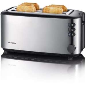Toaster Severin AT2509 z nerezovej ocele so 4 štrbinami na opekanie chleba - Severin