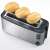 Severin AT2509 stainless steel toaster with 4 slots, toasting bread rolls