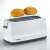 Severin AT2234 4 szeletes kenyérpirító, fehér, kenyérrel a nyílásokban