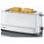 Severin AT2234 4-slice toaster, white, with bread inside