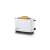 Severin AT2234 4-slice toaster, white, with bread inside