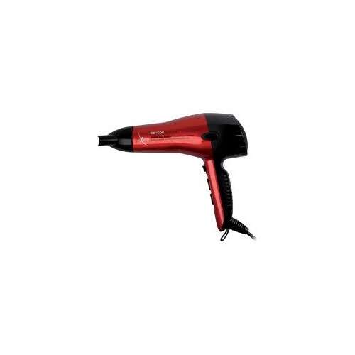 Suszarka do włosów Sencor SHD 6600, czerwona i czarna, 2000W, 2 ustawienia prędkości, funkcja chłodnego powietrza