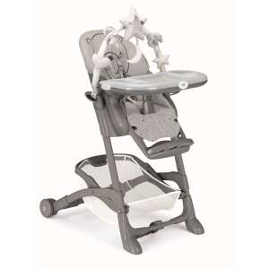 CAM Istante C262 high chair with adjustable height, reclining backrest, footrest, double tray, and toy bar - High Chair